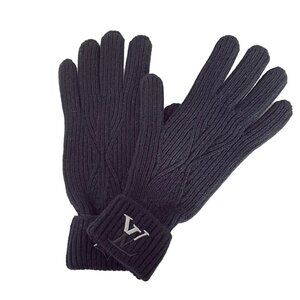 LOUIS VUITTON LV Dual Black - Unisex Gloves Cashmere 251-071525